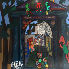 Painting, Hommage à Dubuffet, Patricia de Boysson
