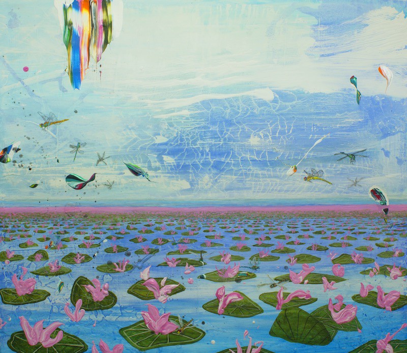 Tarik Chebli, Water Lilies and Dragonflies Tarik Chebli, Water Lilies and Dragonflies