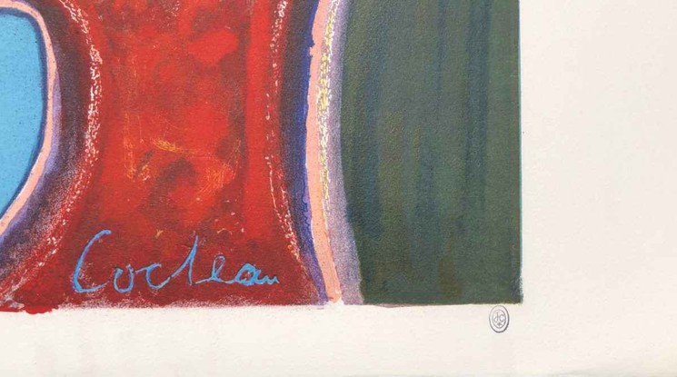 ▷ Double Face by Jean Cocteau, 1960 | Lithography Print