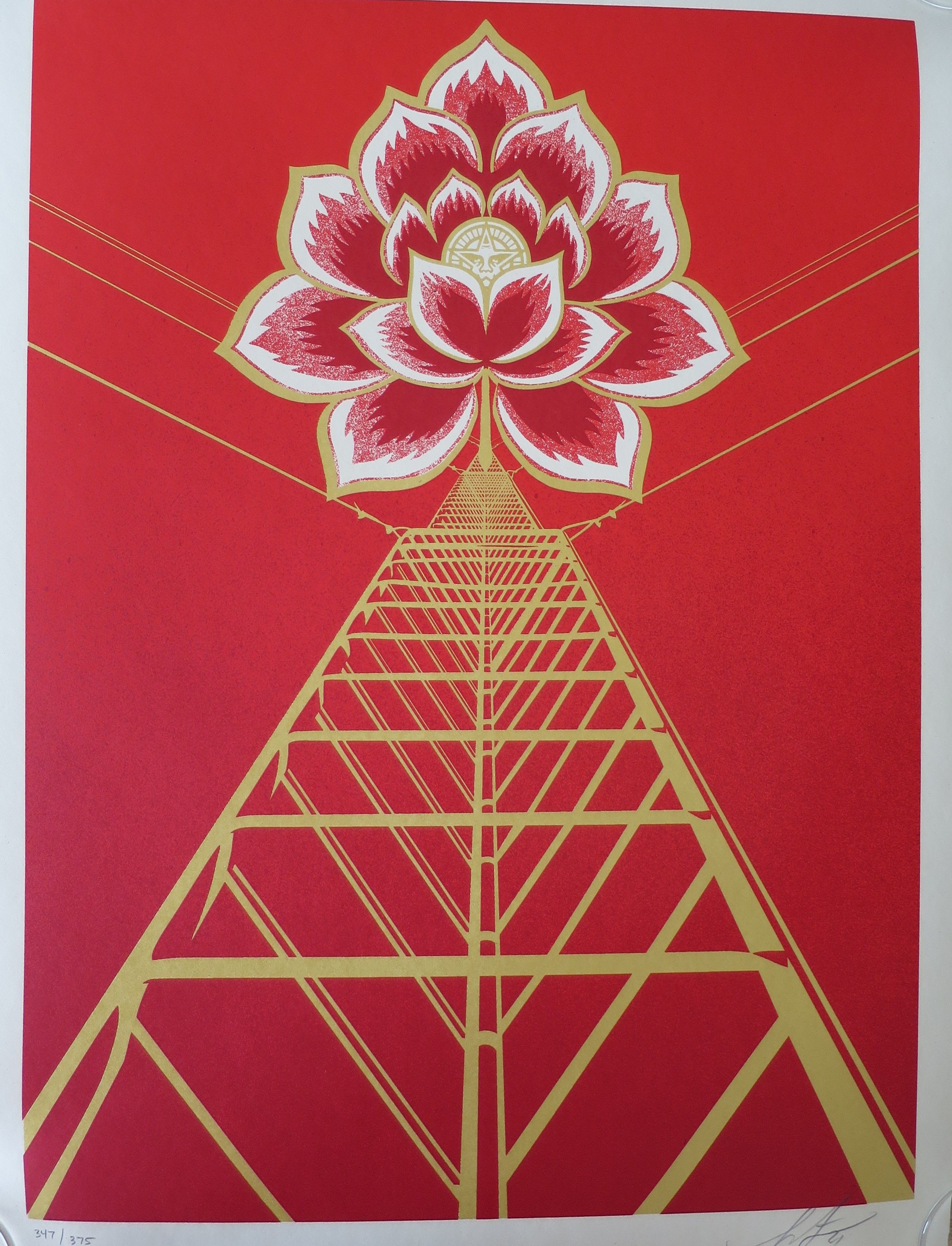 Shepard Fairey (Obey), Flower Power (Red) Shepard Fairey (Obey), Flower Power (Red)