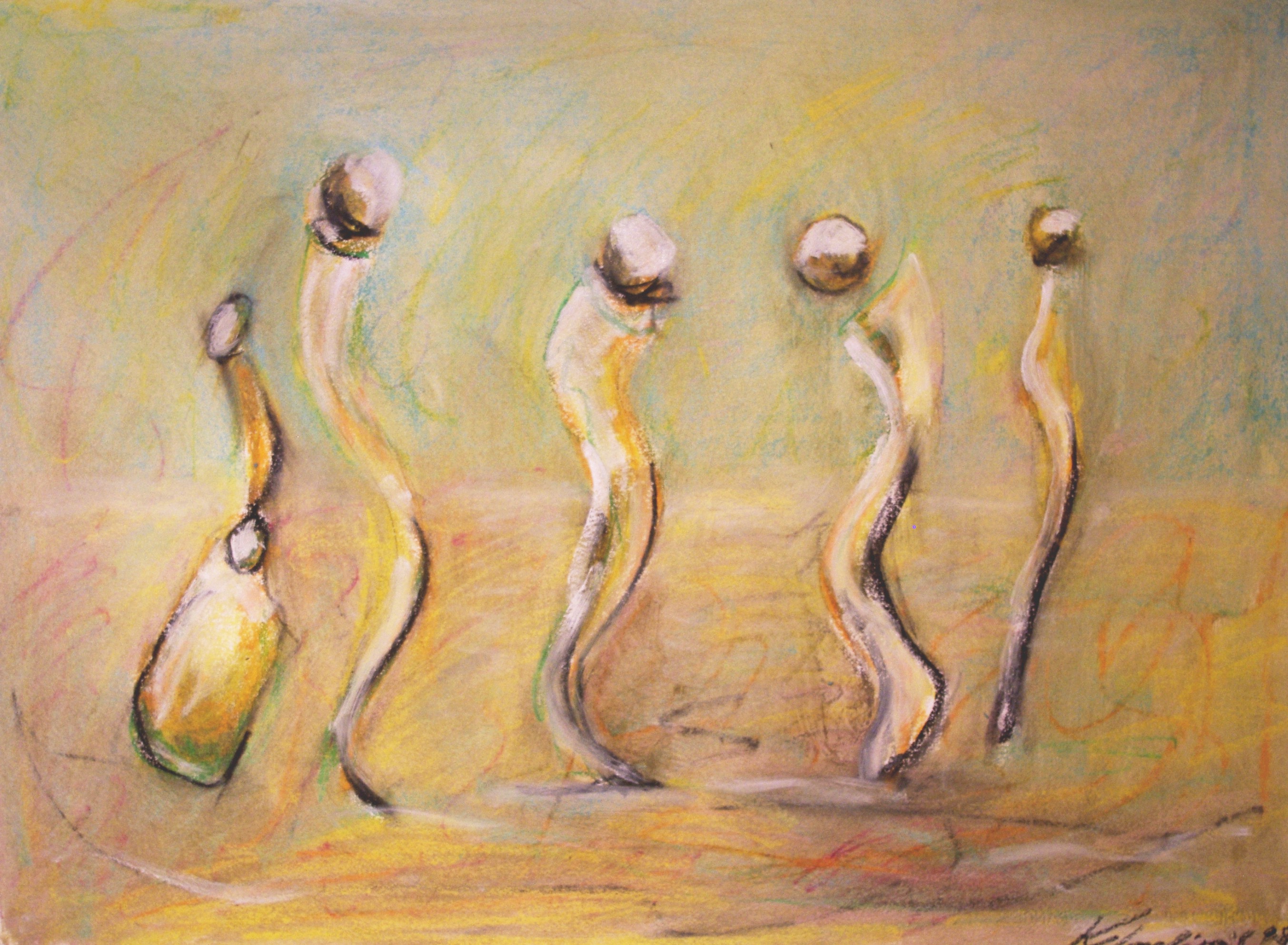 Vladimir Kolosov, Seaside. Dancers Vladimir Kolosov, Seaside. Dancers