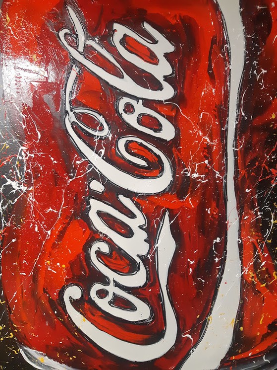 ▷ Coca-cola by Henry Escobar, 2021 | Painting | Artsper (1104240)