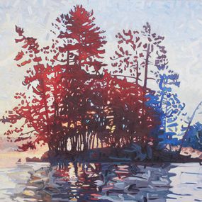 Painting, Found Myself on a Lake 1, David Grieve