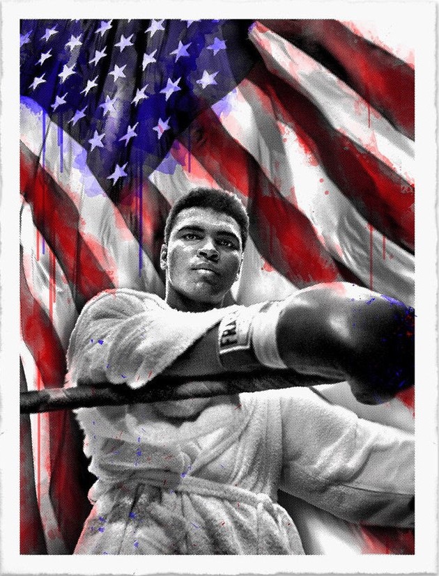 Mr Brainwash, Ali American Hero Mr Brainwash, Ali American Hero
