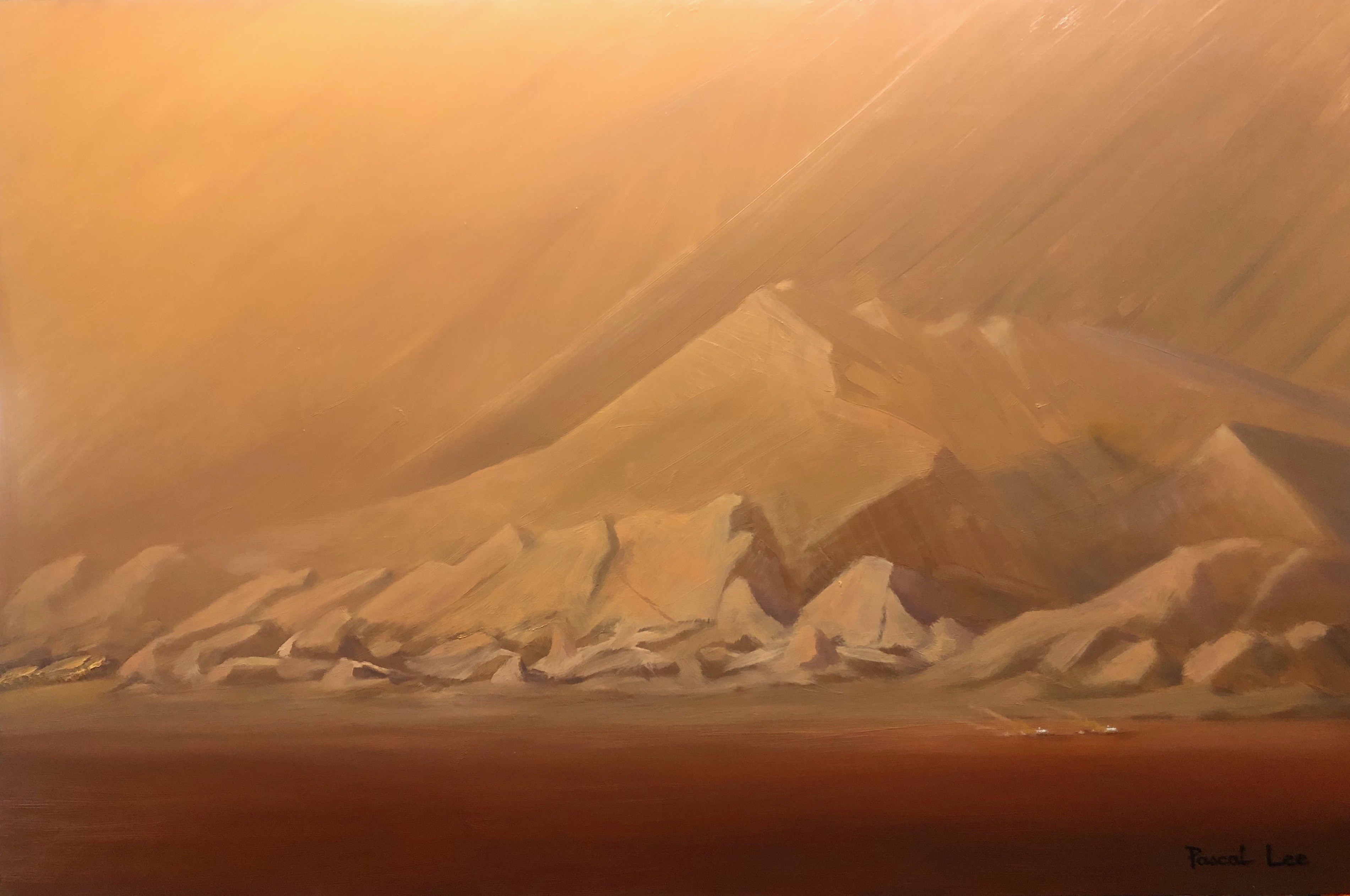 Pascal Lee, Morning Fog In Ius Chasma, Mars Pascal Lee, Morning Fog In Ius Chasma, Mars