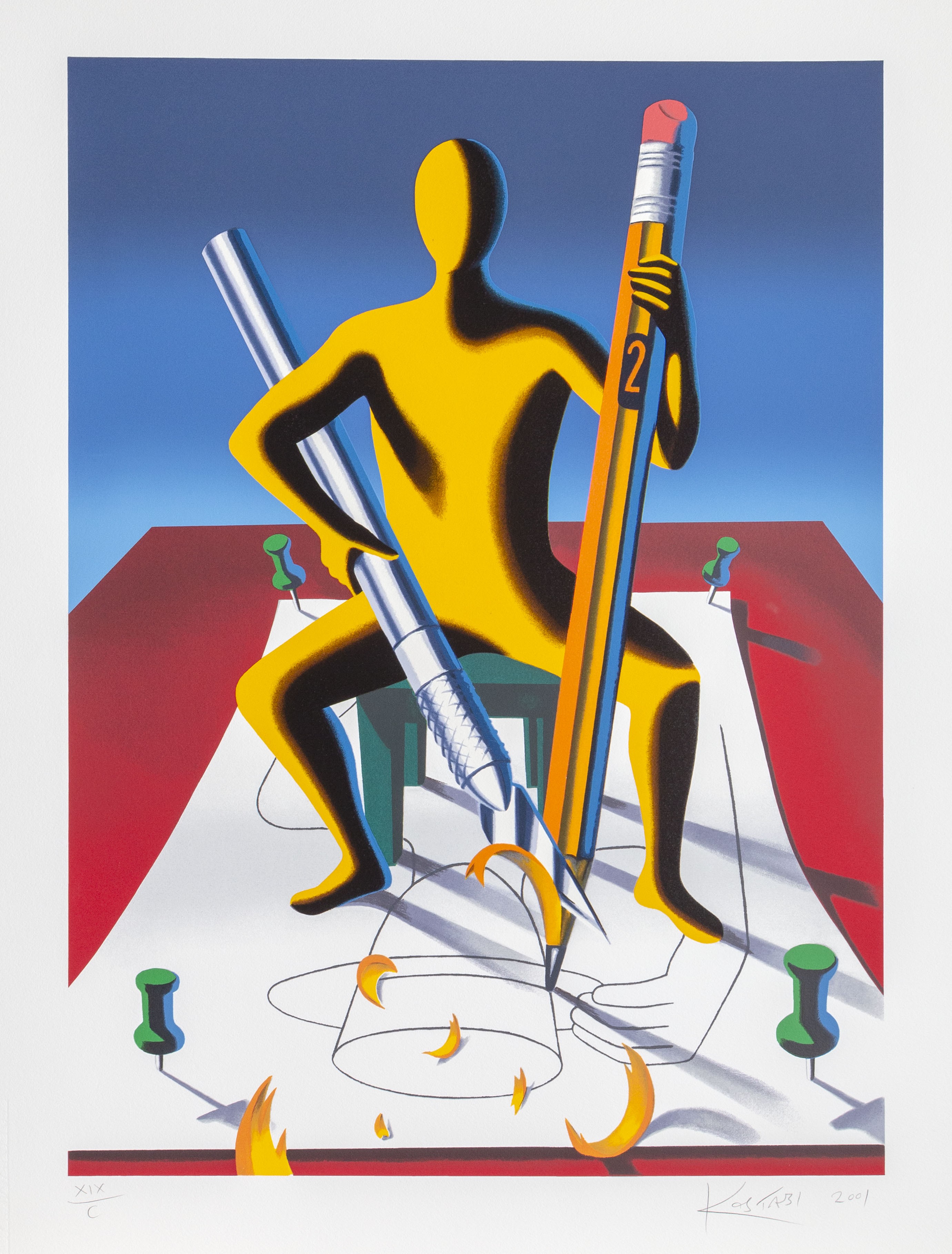Mark Kostabi, Careful With That Ax Eugene Mark Kostabi, Careful With That Ax Eugene