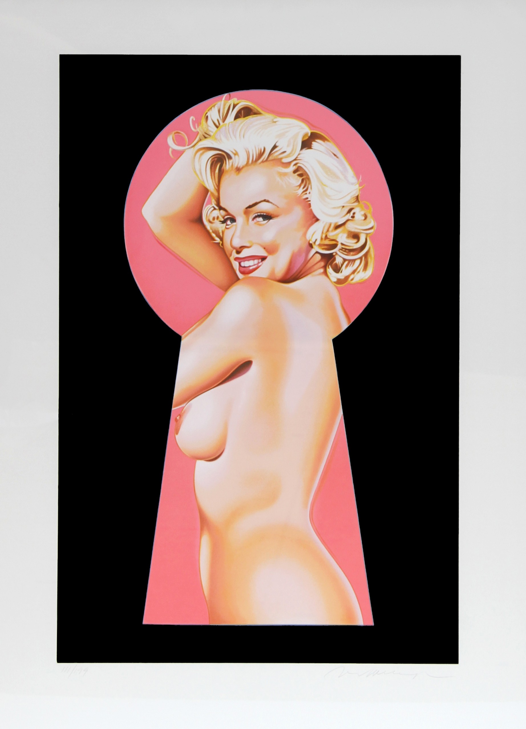 Mel Ramos, Peek a Boo Marilyn 1 Mel Ramos, Peek a Boo Marilyn 1