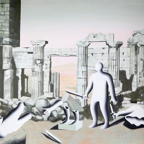 Pintura, Ruins, Mark Kostabi