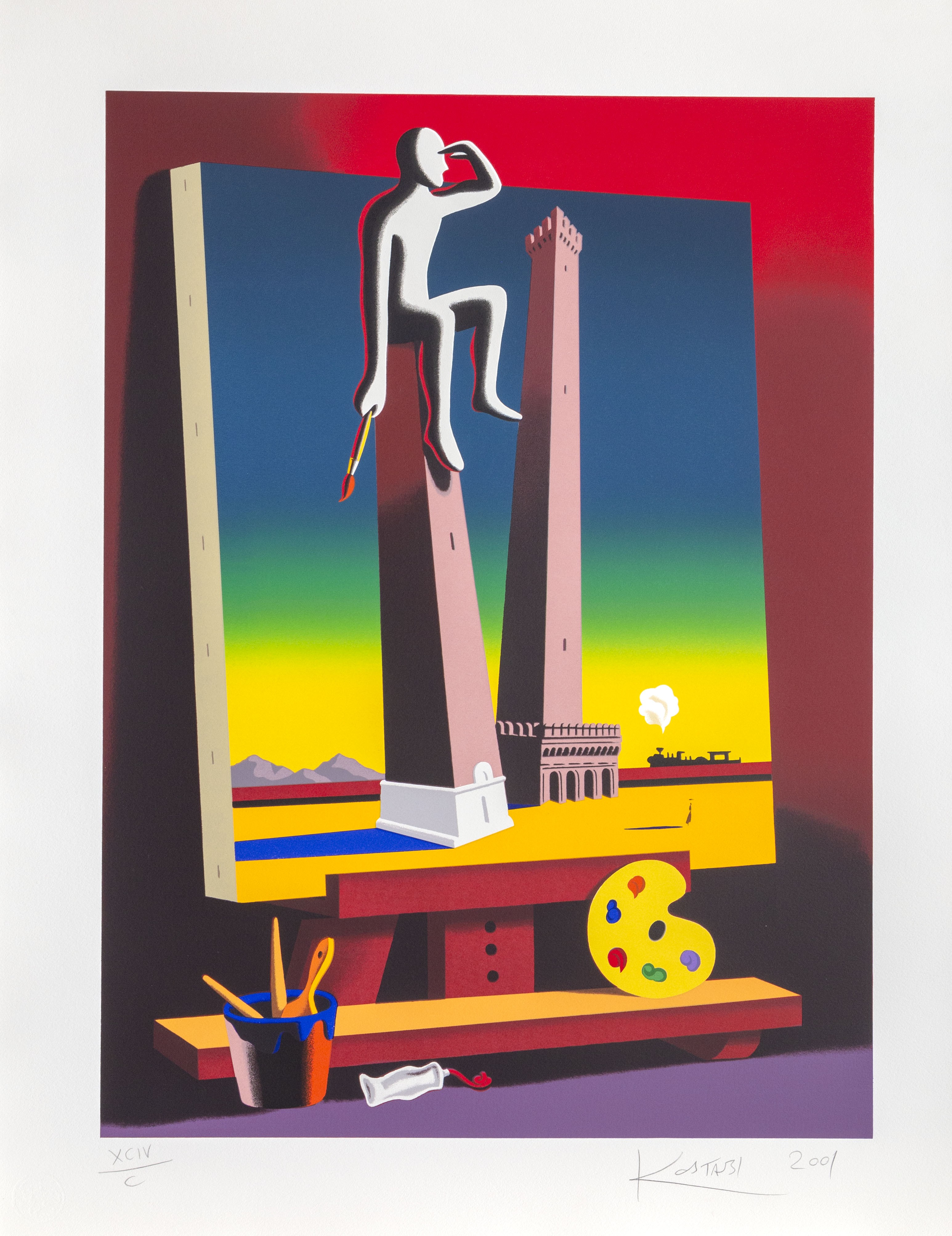 Mark Kostabi, Loophole with a View Mark Kostabi, Loophole with a View