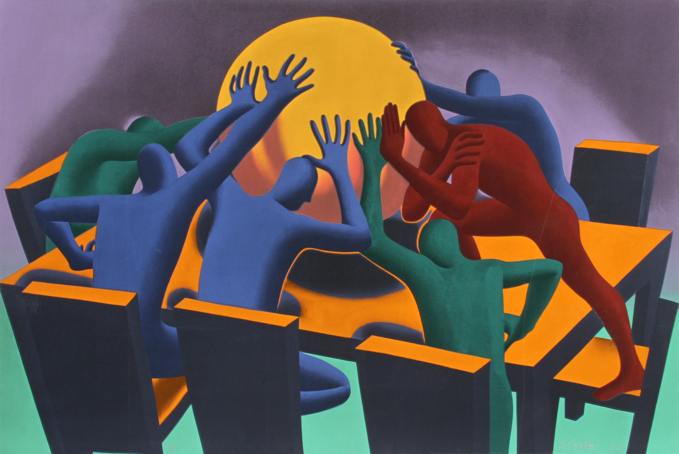 Mark Kostabi, Earth Inc. Mark Kostabi, Earth Inc.