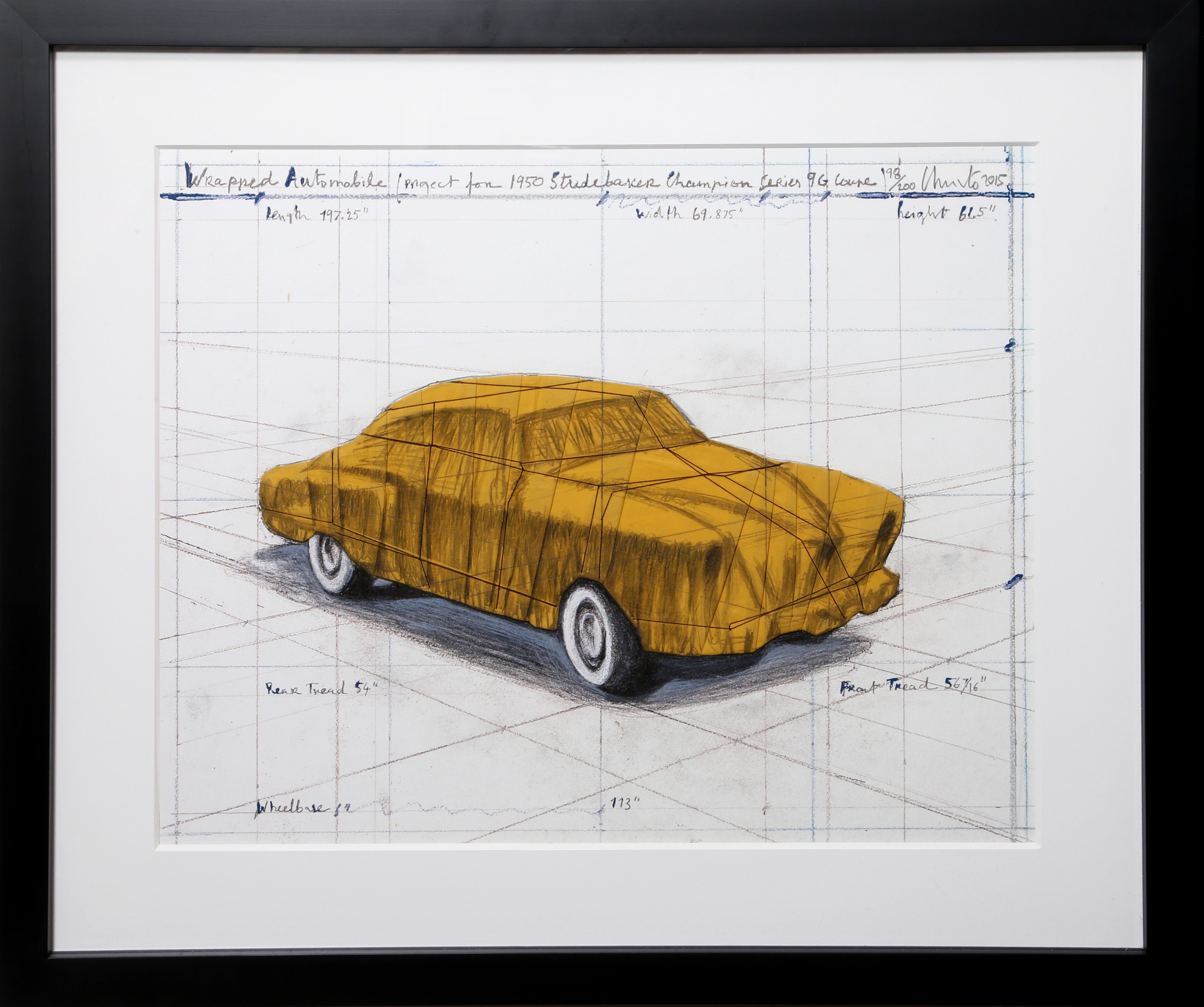 Christo and Jeanne-Claude, Wrapped Automobile Christo and Jeanne-Claude, Wrapped Automobile