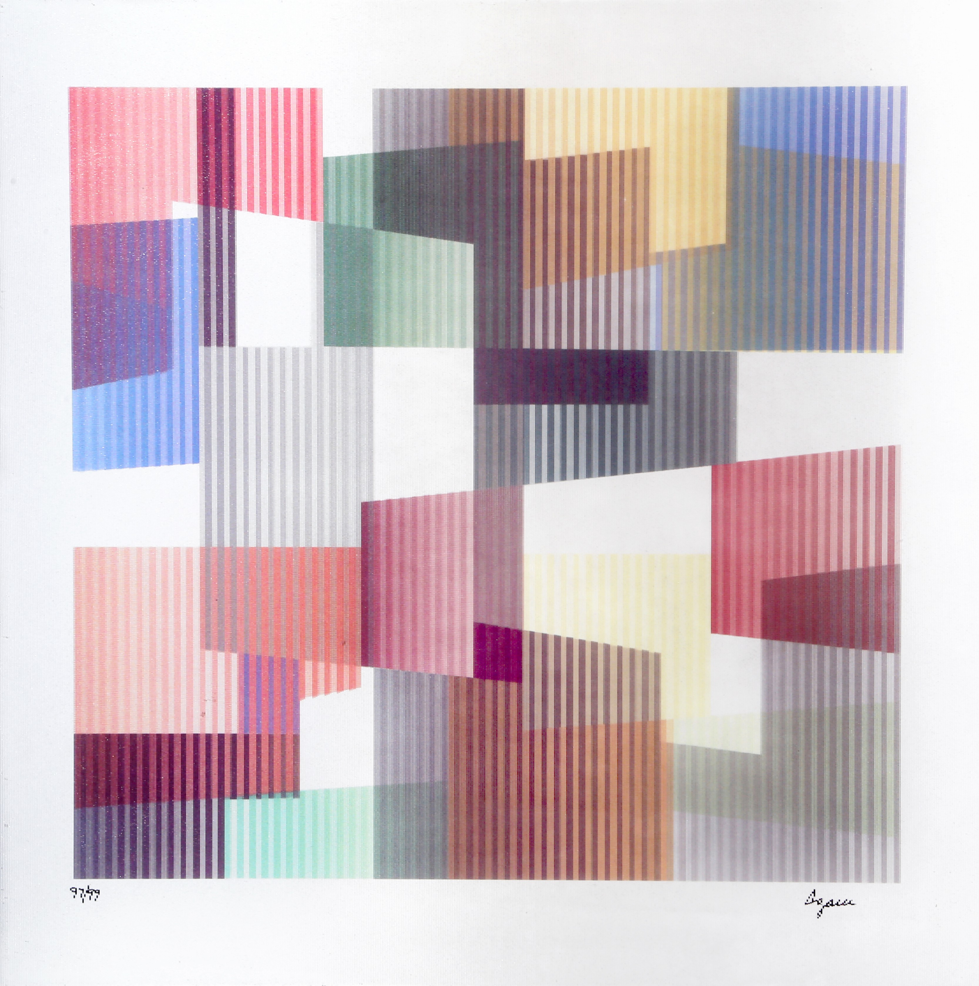 Yaacov Agam, Time from the Mobility Within Series Yaacov Agam, Time from the Mobility Within Series