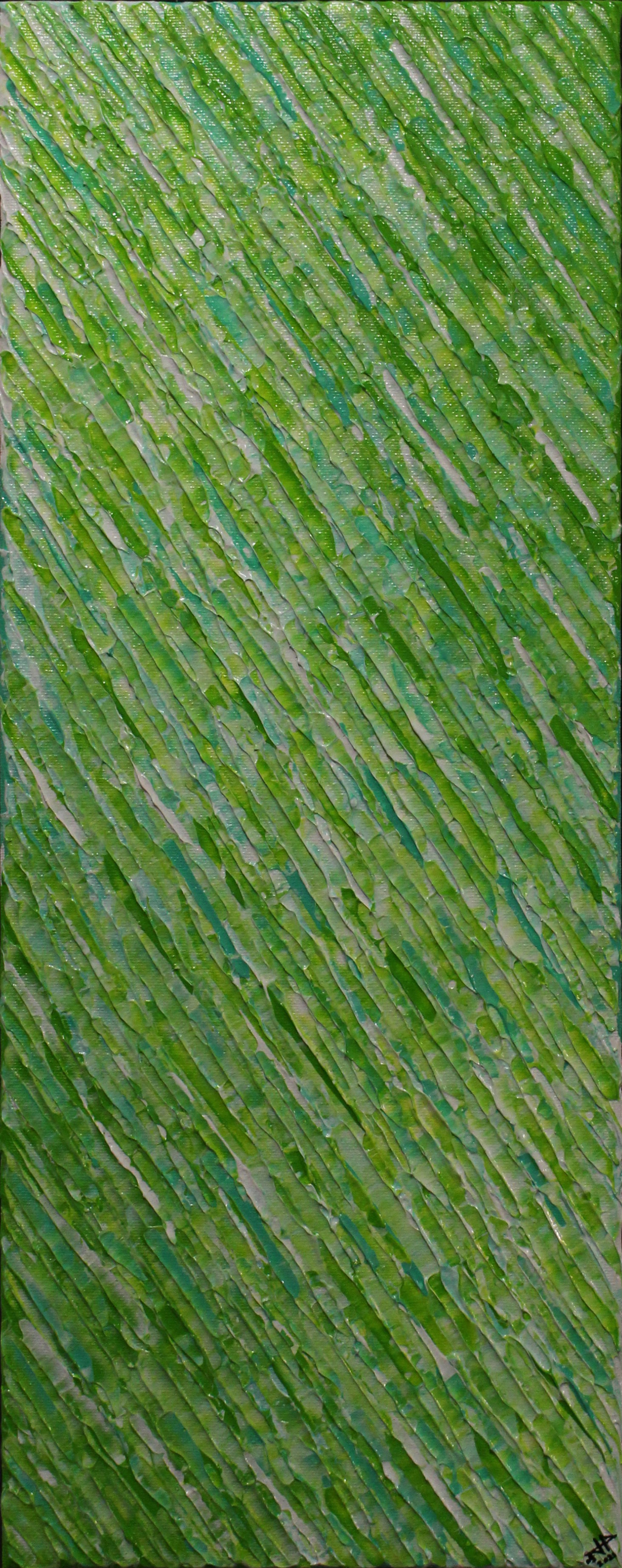 Jonathan Pradillon, Texture Couteau Blanc Verte Pomme Jonathan Pradillon, Texture Couteau Blanc Verte Pomme
