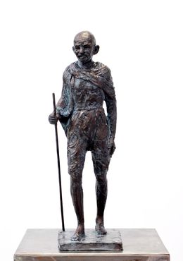 Sculpture, Gandhi, Sébastien Langloÿs