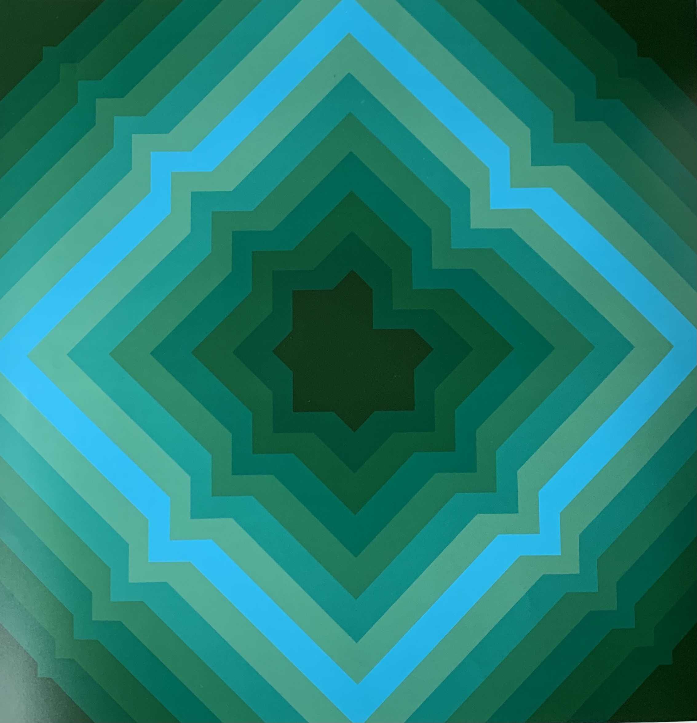 Jim Bird, Tribute to Vasarely 1 Jim Bird, Tribute to Vasarely 1