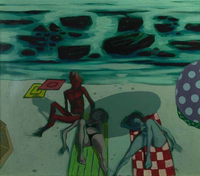 Alberto Cavallari, Figures on the Beach Alberto Cavallari, Figures on the Beach