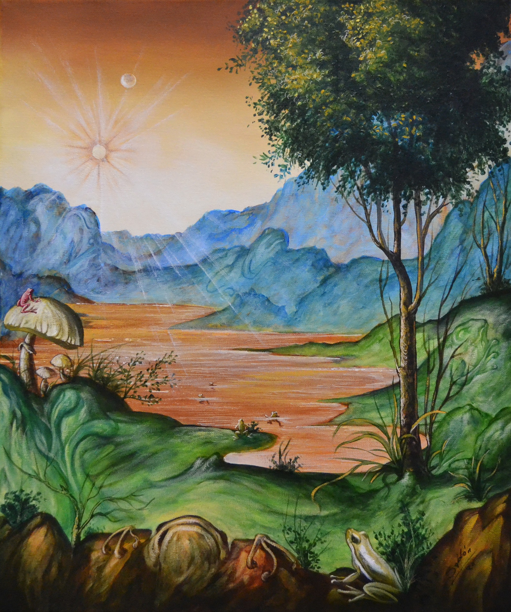 Carlos Antonio Sablon Perez, Le Soleil et les Grenouilles Carlos Antonio Sablon Perez, Le Soleil et les Grenouilles
