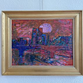André René César Brechet, Coucher du soleil Pont Royal et Notre Dame, Paris André René César Brechet, Coucher du soleil Pont Royal et Notre Dame, Paris