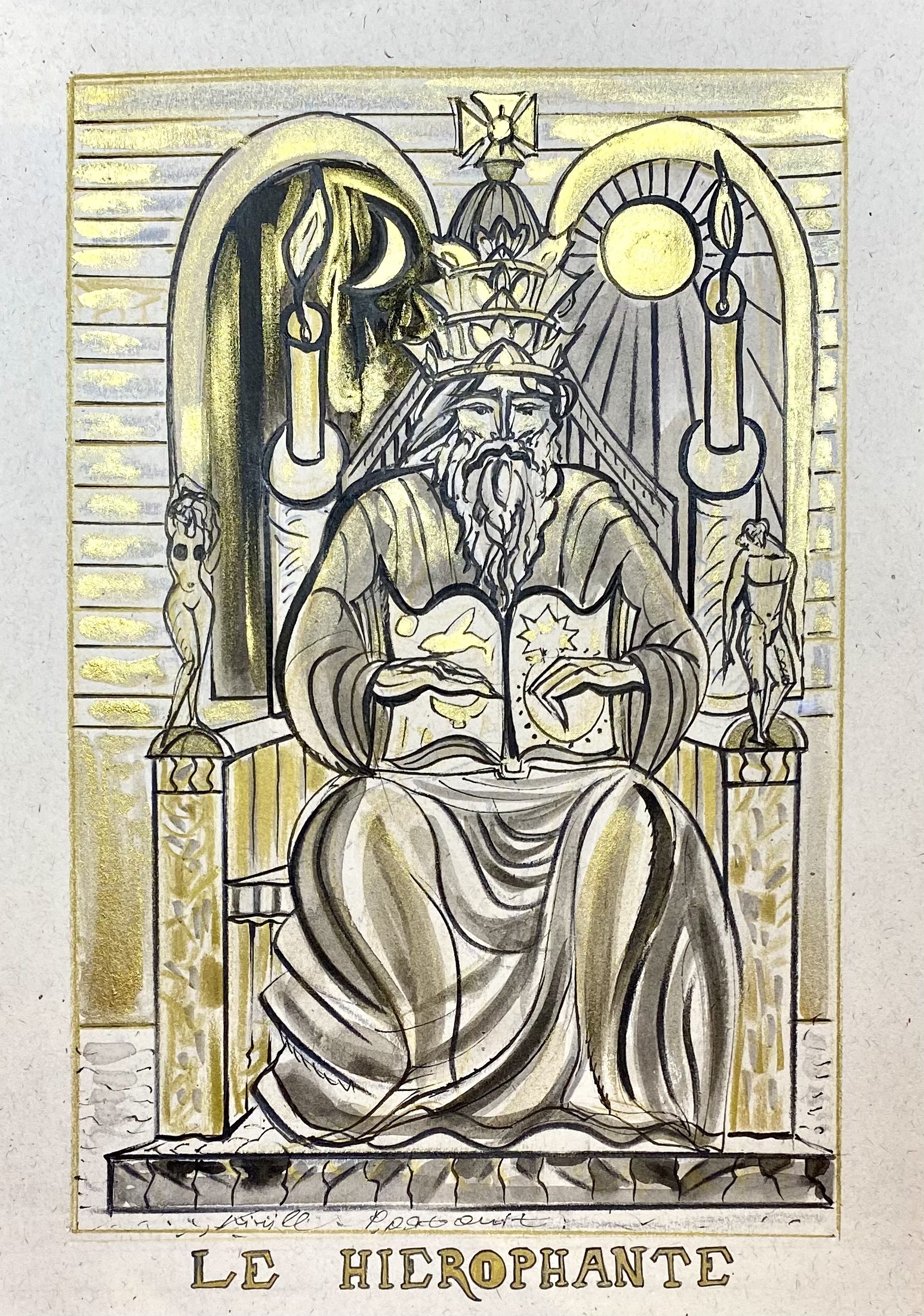 Kirill Postovit, The Hierophant (Le Hierophante) Kirill Postovit, The Hierophant (Le Hierophante)