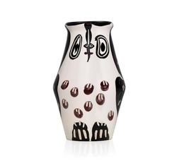 Pablo Picasso, Madoura Ceramic Vase - Hibou marron noir Ramié 123, Sculpture Pablo Picasso, Madoura Ceramic Vase - Hibou marron noir Ramié 123, Sculpture