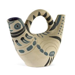 Pablo Picasso, Madoura Ceramic Pitcher, 'Pichet espagnol,' Ramié 245, Sculpture Pablo Picasso, Madoura Ceramic Pitcher, 'Pichet espagnol,' Ramié 245, Sculpture