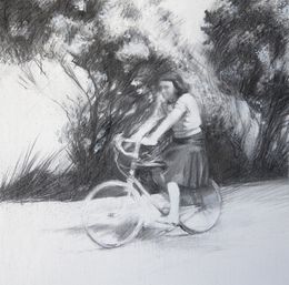 Gemälde, Encore un vélo rêve, Miquel Wert