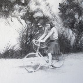 Gemälde, Encore un vélo rêve, Miquel Wert