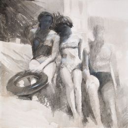 Painting, Avant la baignade, Miquel Wert