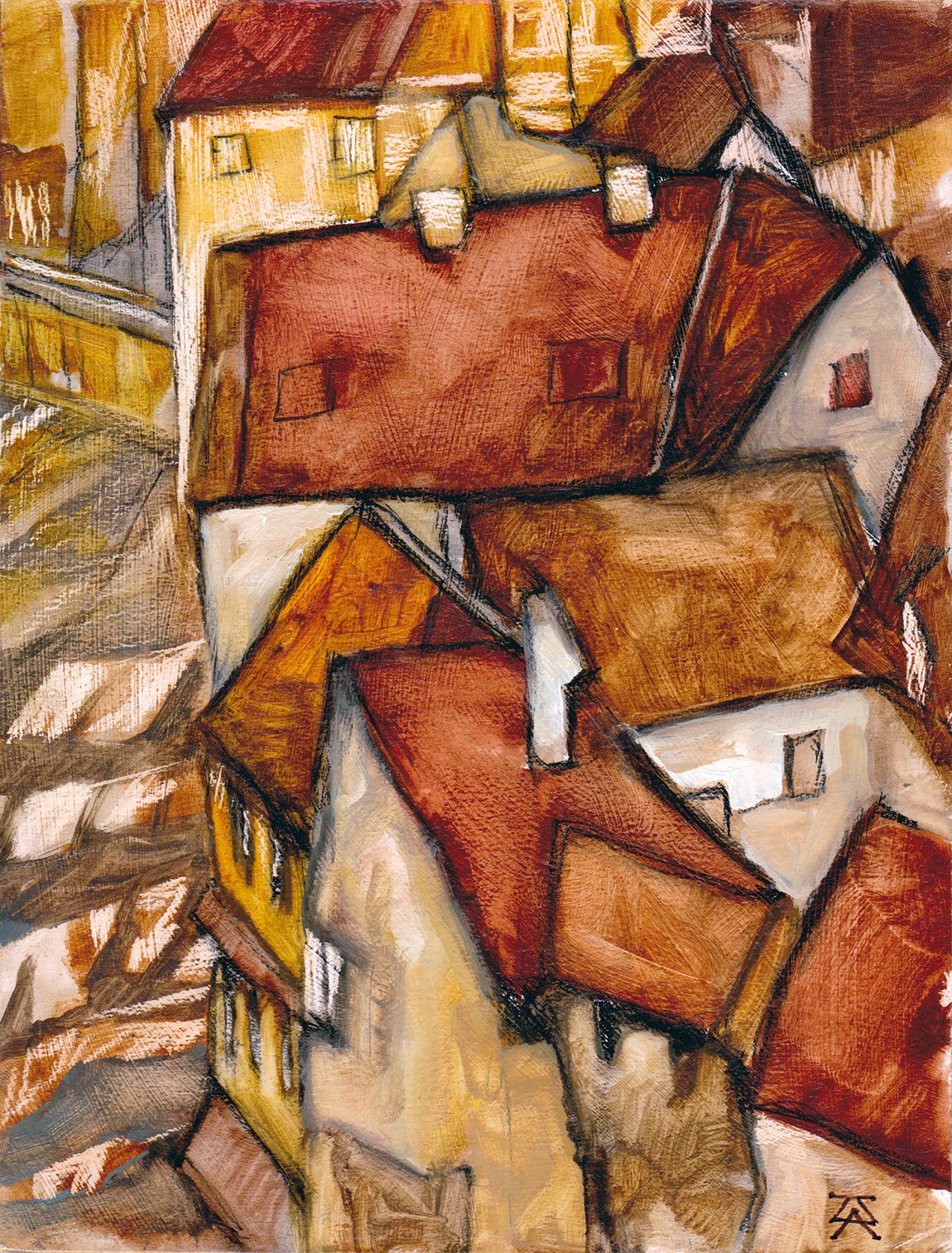 Alexander Daniloff, Tetti (secondo E. Schiele) Alexander Daniloff, Tetti (secondo E. Schiele)