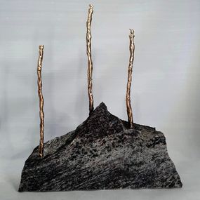 Sculpture, Les Esprits de la terre groupe 2, Réjane LeChat