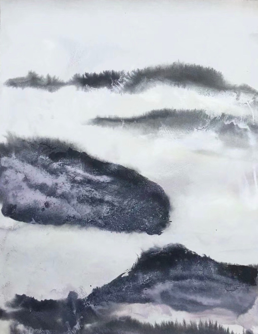 Xi Lan, Paysage abstrait 6 Xi Lan, Paysage abstrait 6
