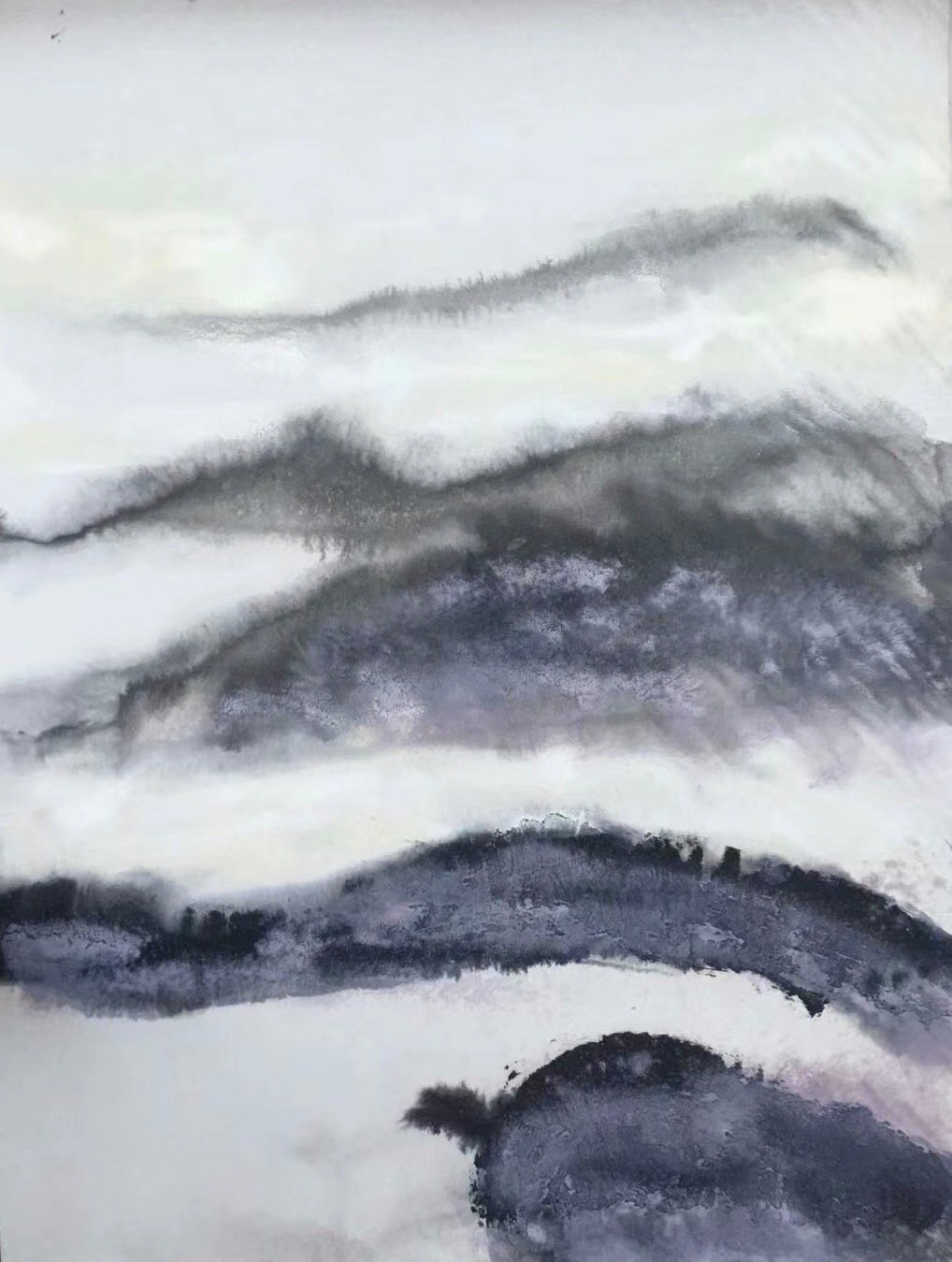 Xi Lan, Paysage abstrait 7 Xi Lan, Paysage abstrait 7