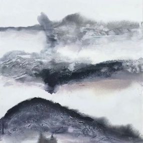 Gemälde, Paysage abstrait 9, Xi Lan