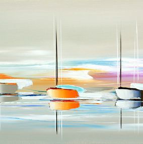 Painting, Balade sur l'ocean, Eric Munsch