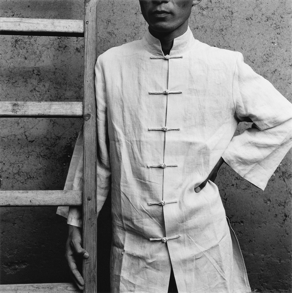 Monica Denevan, Long white shirt. Silver gelatin print Monica Denevan, Long white shirt. Silver gelatin print