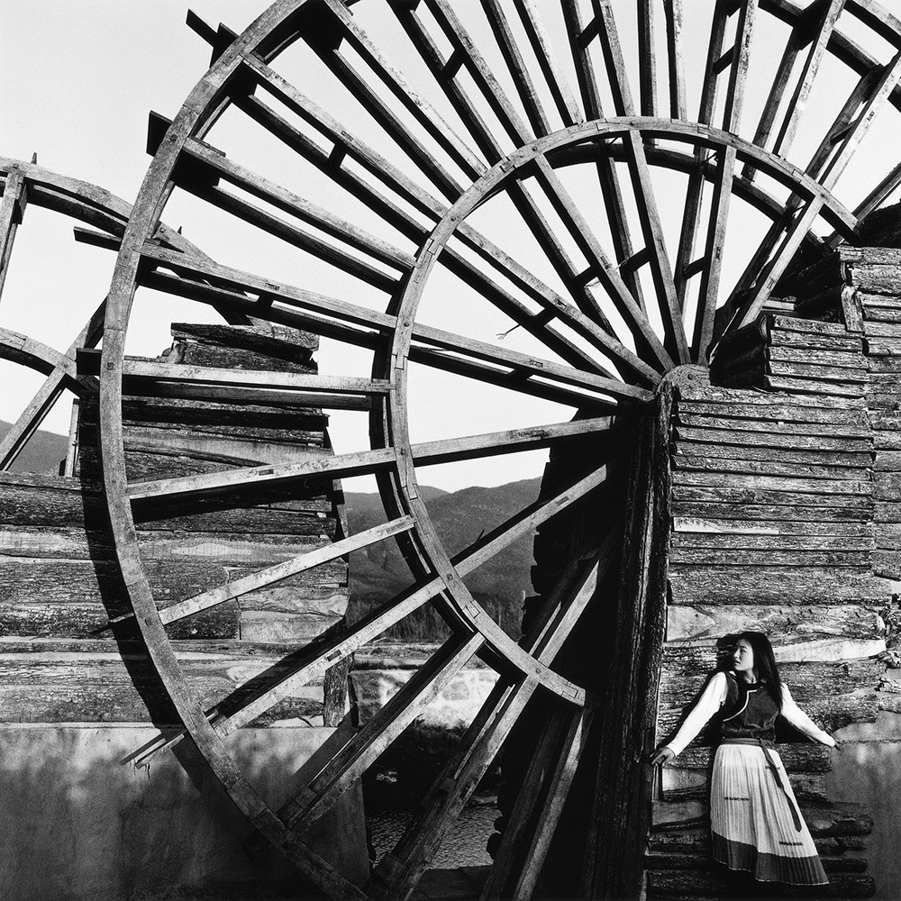 Monica Denevan, Water Wheels, China. Silver gelatin print Monica Denevan, Water Wheels, China. Silver gelatin print