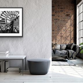 Monica Denevan, Water Wheels, China. Silver gelatin print Monica Denevan, Water Wheels, China. Silver gelatin print