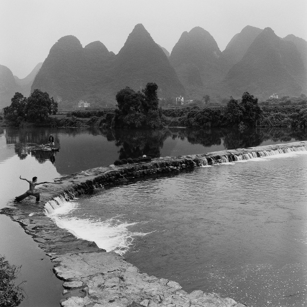 Monica Denevan, Stone Crossing, China. Silver gelatin print Monica Denevan, Stone Crossing, China. Silver gelatin print