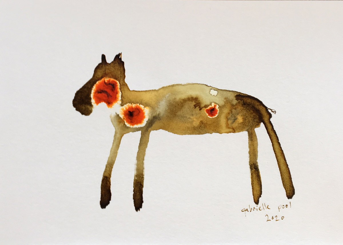 Gabrielle Pool, Swallowed three apples Gabrielle Pool, Swallowed three apples