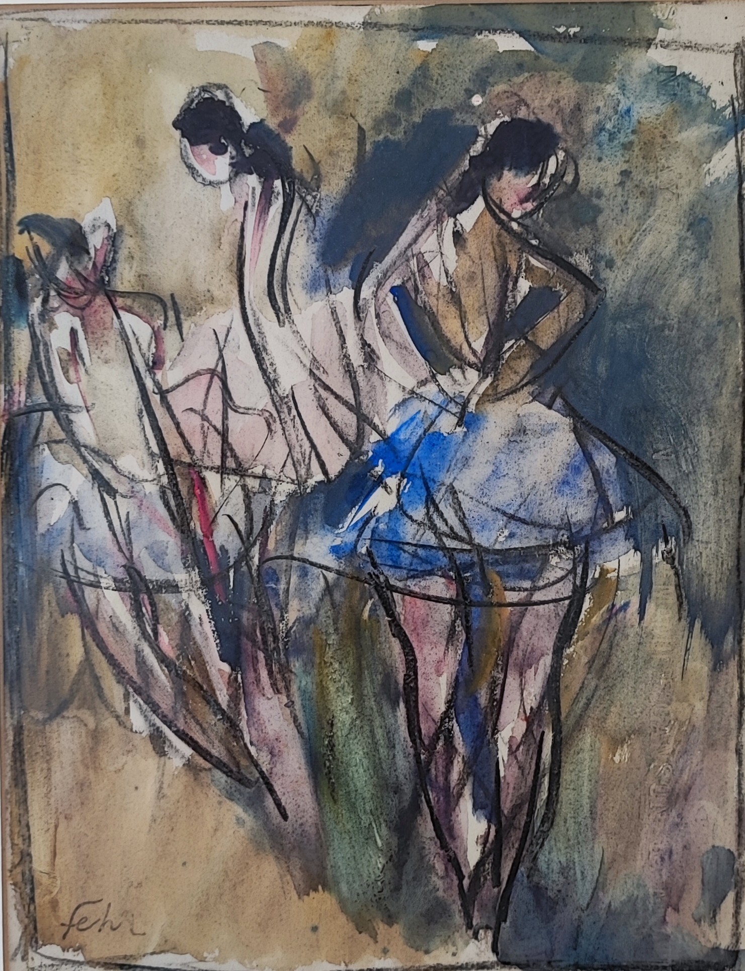 Henri Fehr, Danseuses Henri Fehr, Danseuses