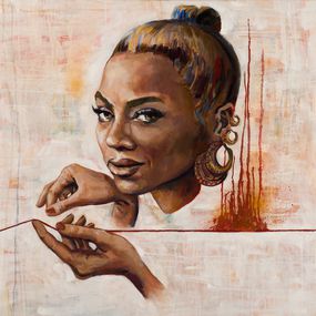 I V Λ П - • Beyoncé • Técnica mixta, oleo y vinilo sobre canvas 20,5 cm x  15 cm • Comenta @beyonce ♡ . . #art #artist #ivanbgart #artwork #painting  #drawing #