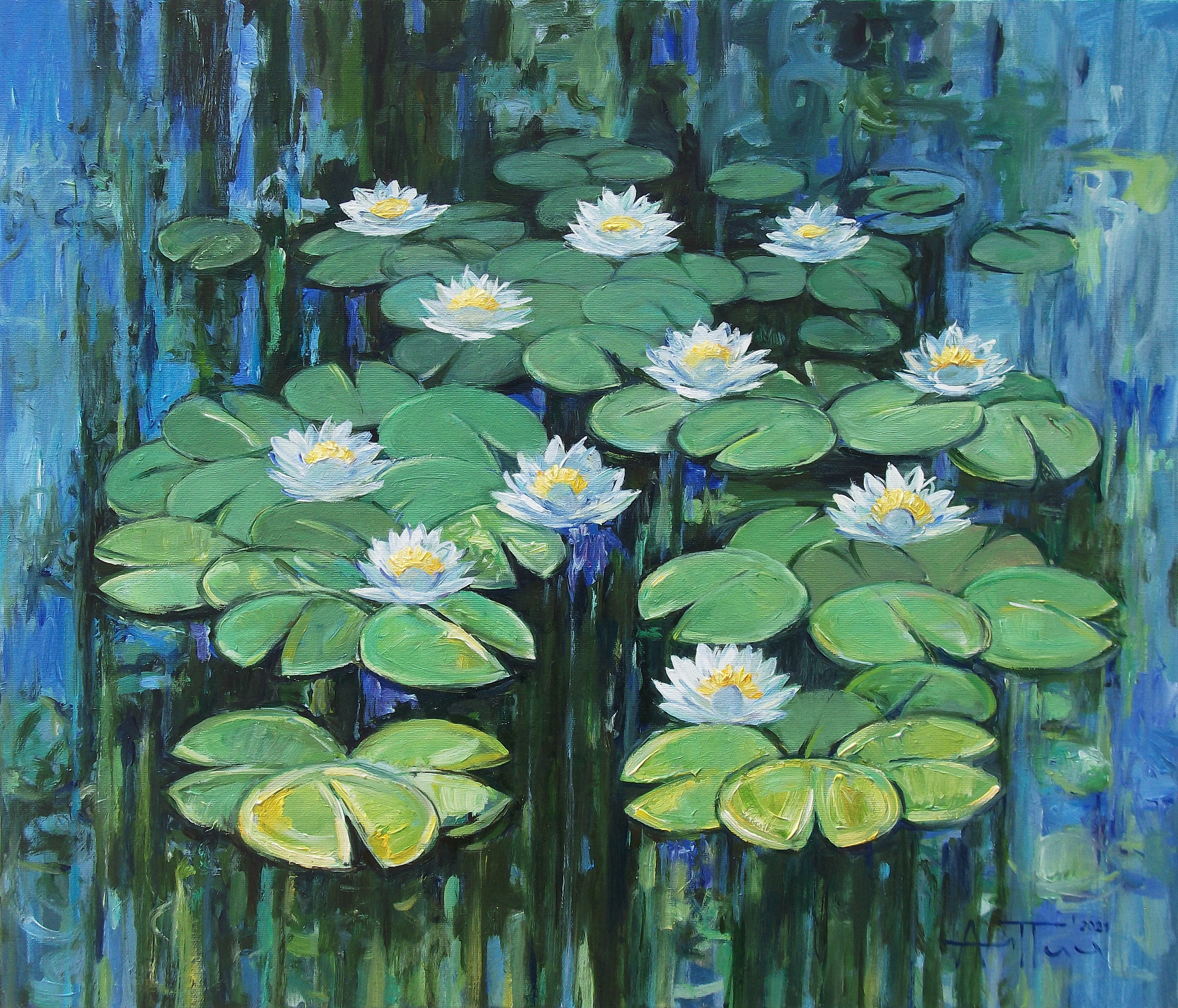 Angel Patchamanov, Water Lilies 63 Angel Patchamanov, Water Lilies 63