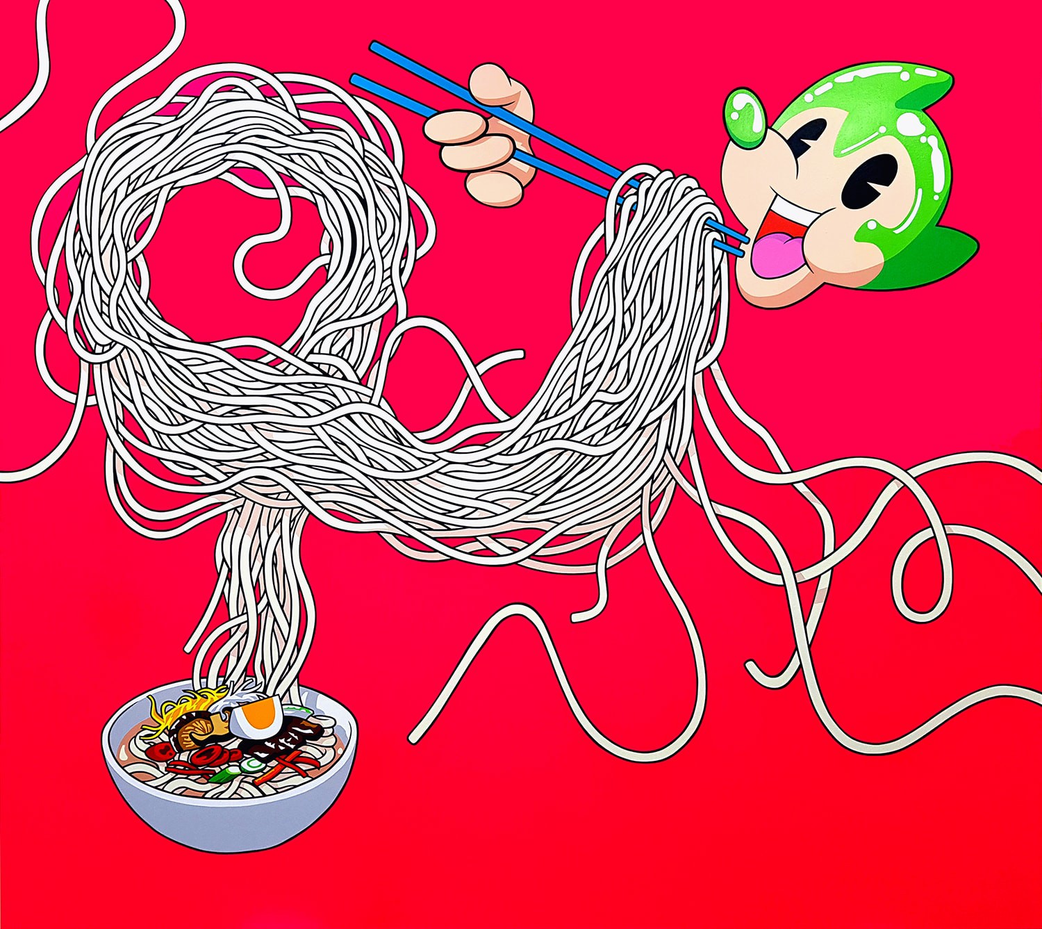 Dongi Lee, Atomaus Eating Noodles Dongi Lee, Atomaus Eating Noodles