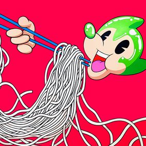 Dongi Lee, Atomaus Eating Noodles Dongi Lee, Atomaus Eating Noodles