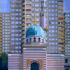 Gemälde, Potsdam, Dampfmaschinenhaus (Moschee), Frank Suplie