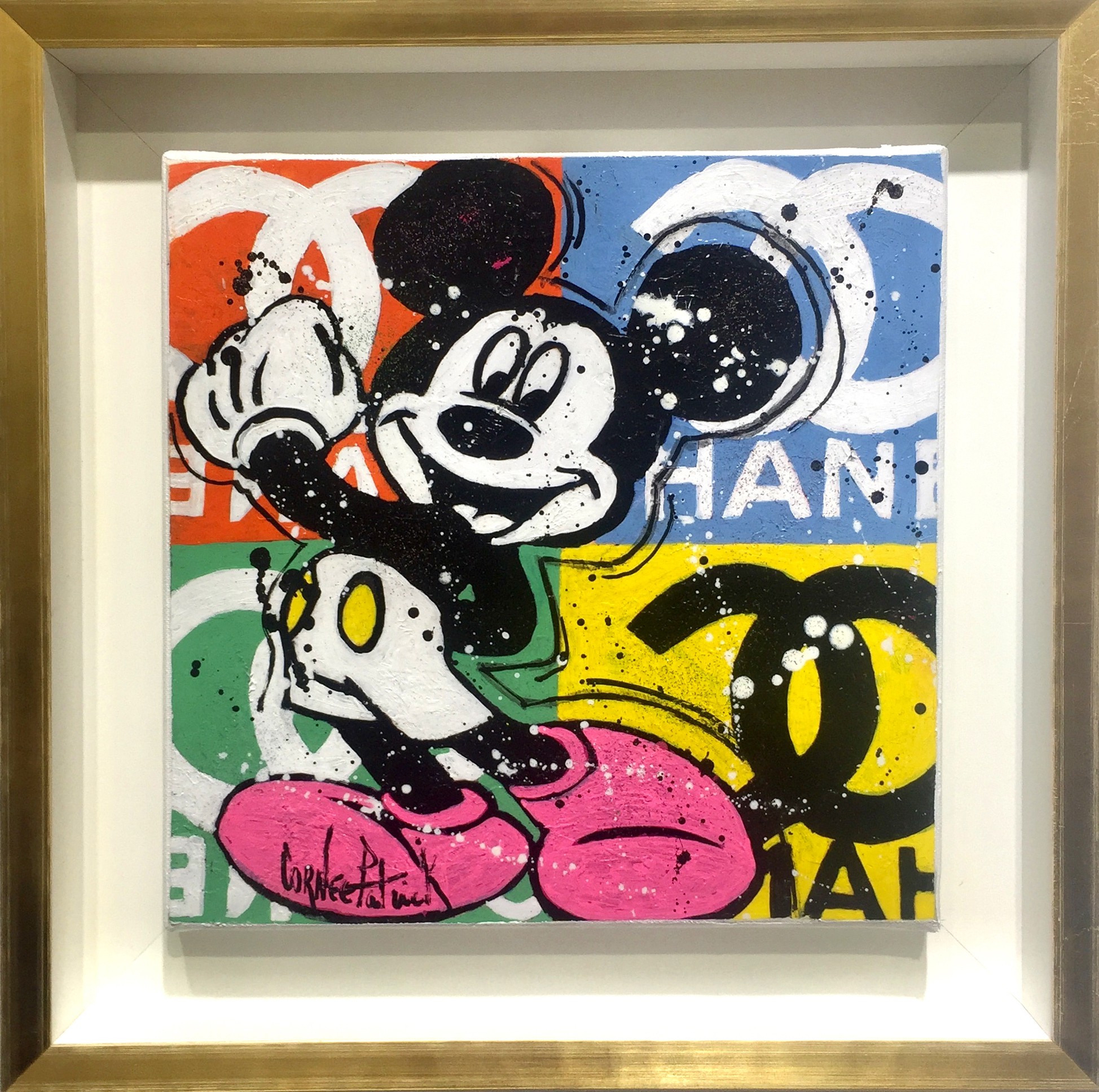 ▷ Mickey loves Coco Chanel by Patrick Cornée, 2021 | Painting | Artsper  (1124106)