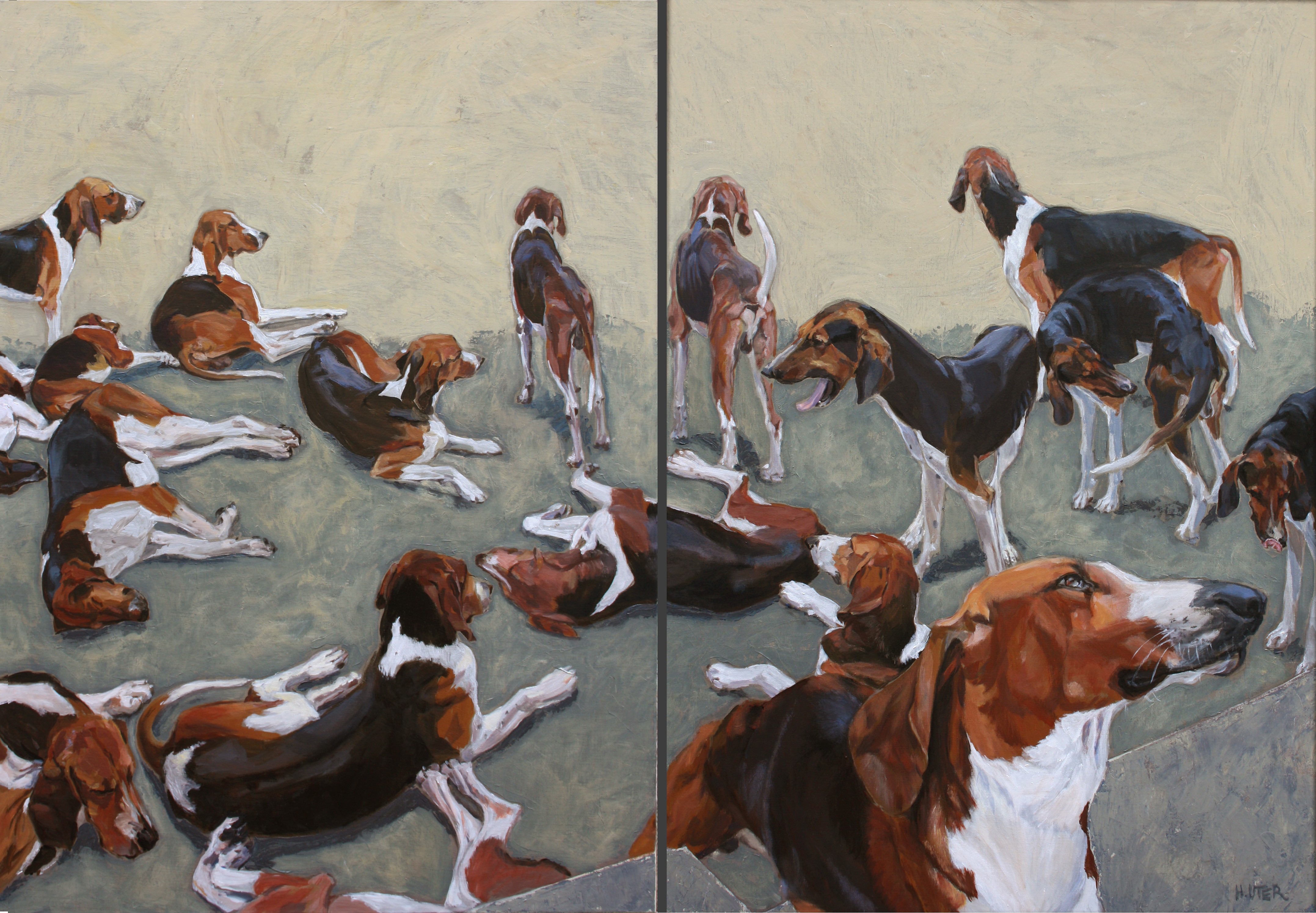 Helen Uter, Cheverny’s Dogs Helen Uter, Cheverny’s Dogs