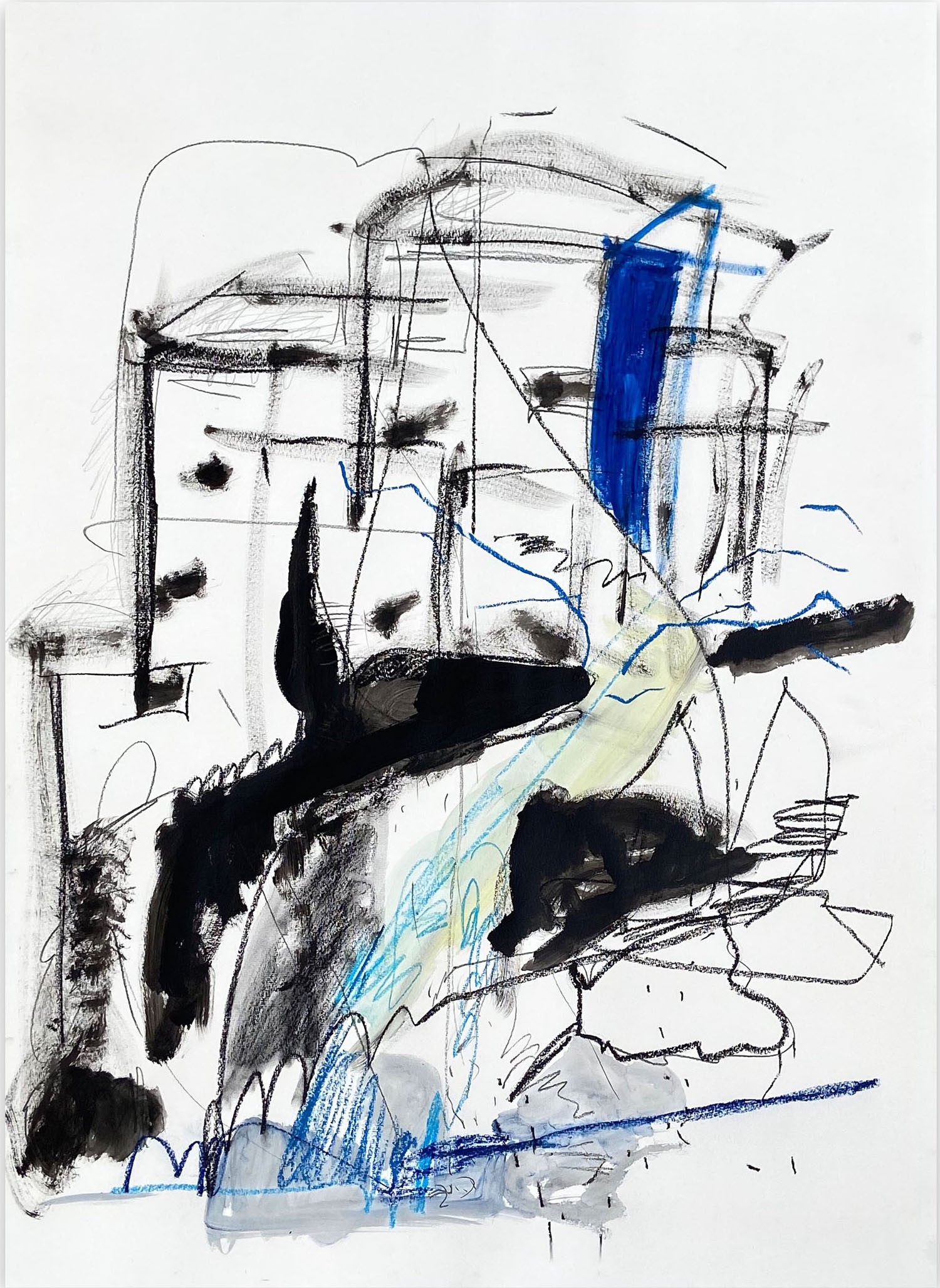 Adrienn Krahl, Nordic Waves (Abstract Painting) Adrienn Krahl, Nordic Waves (Abstract Painting)