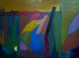 Painting, Le phare de la lagune, Philippe Demenet