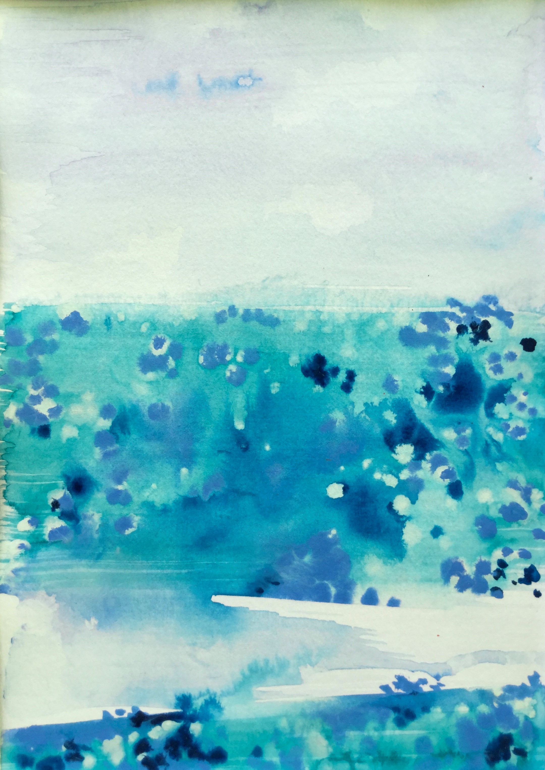 Viktoria Ganhao, Landscape in blue Viktoria Ganhao, Landscape in blue